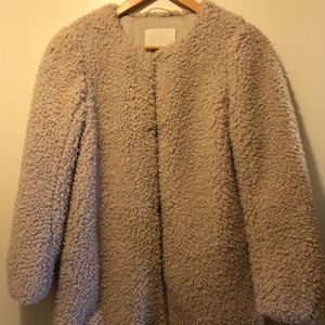 Wilfred Cream Teddy Jacket